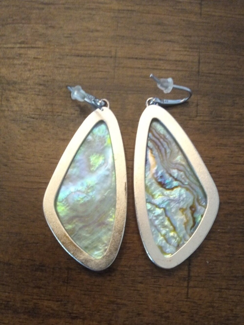 Kendra Scott Iridescent Mother-of-Pearl Drop Earrings - White & Pale Gold Tones - Picture 3 of 6